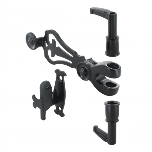 Espagnolette aluminium noire