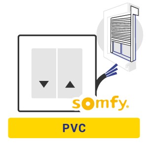 Configuration d'un volet roulant PVC intégré motorisé filaire avec moteur Somfy