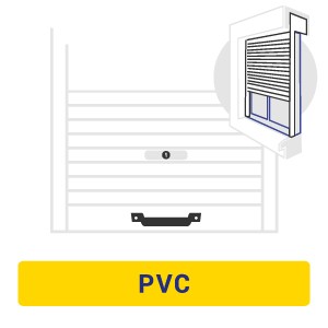 Configuration d'un volet roulant PVC à tirage direct