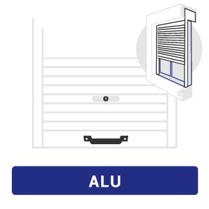 Configuration d'un volet roulant ALU à tirage direct