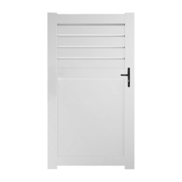 Portillon PVC sur mesure Arras (poignée à droite)