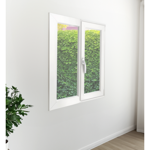 Fenêtre PVC 1 vantail et 1 fixe latéral