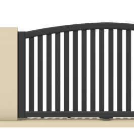Portail coulissant aluminium sur-mesure OLAN