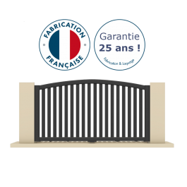 Portail coulissant aluminium sur-mesure OLAN