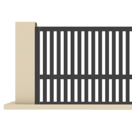 Portail coulissant aluminium sur-mesure ALFA