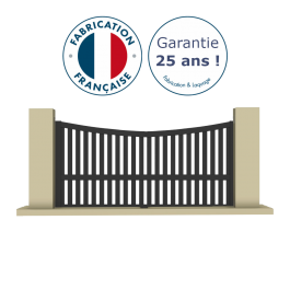 Portail coulissant aluminium sur-mesure GOM