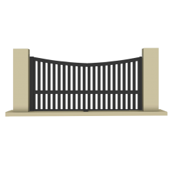 Portail coulissant aluminium sur-mesure GOM