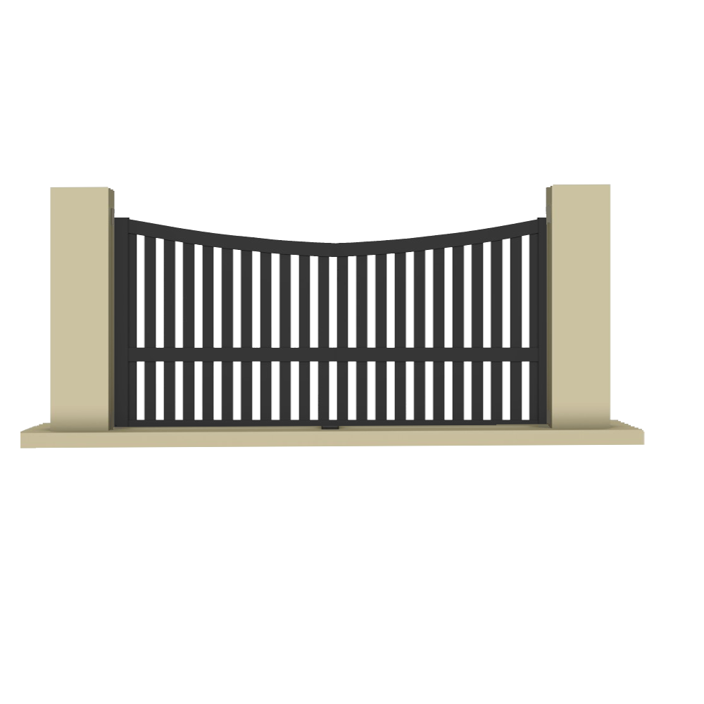 Portail coulissant aluminium sur-mesure GOM