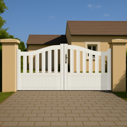 Portail battant PVC sur-mesure Brest Galbé