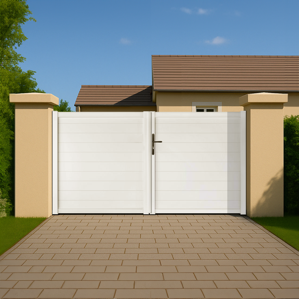 Portail battant PVC sur-mesure Arles