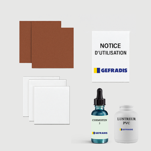 Kit de retouche pour rayures sur menuiserie en PVC blanc