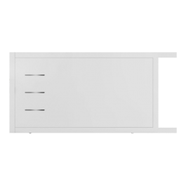 Portail coulissant PVC sur-mesure BRIANCON blanc - ouverture vers la droite