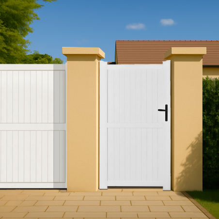 Portillon PVC sur mesure Guérande