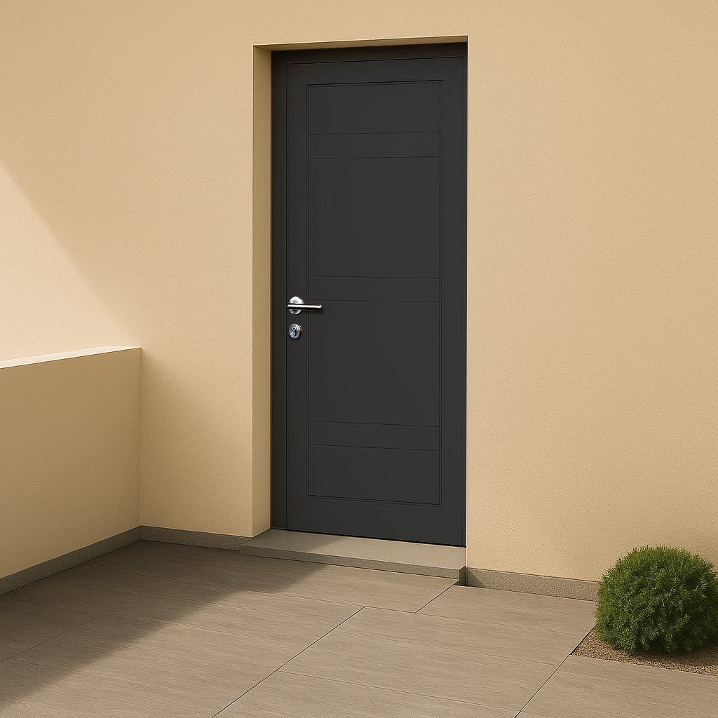 Porte d’entrée PVC couleur design 102-0