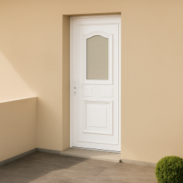 Porte d’entrée en PVC Athena 9 vitrée