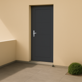 Porte d’entrée PVC couleur design 102-2