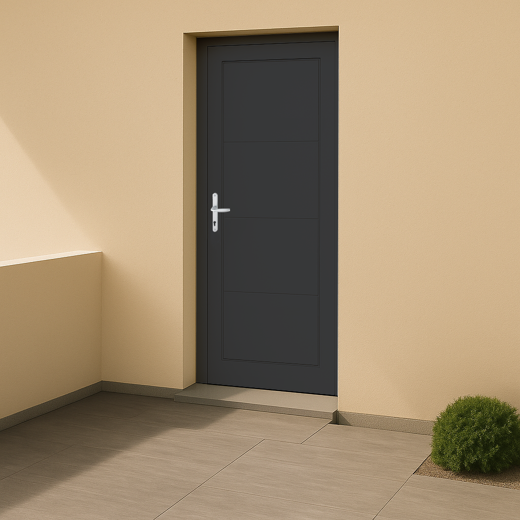 Porte d’entrée PVC couleur design 102-2