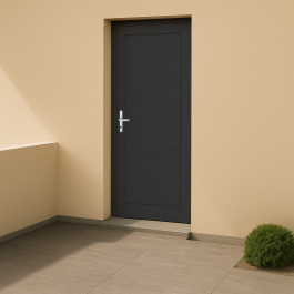 Porte d’entrée PVC couleur design 102-2