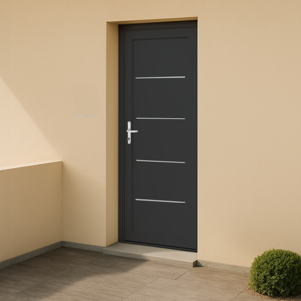 Porte d’entrée PVC couleur design 7798