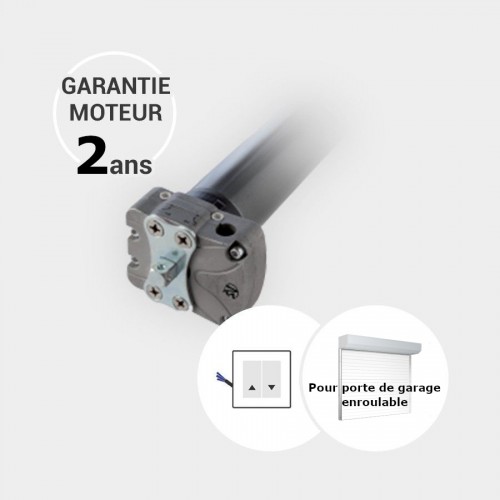 Moteur filaire 50 Nm (axe octogonal de 60 mm) pour porte de garage enroulable à manœuvre de secours