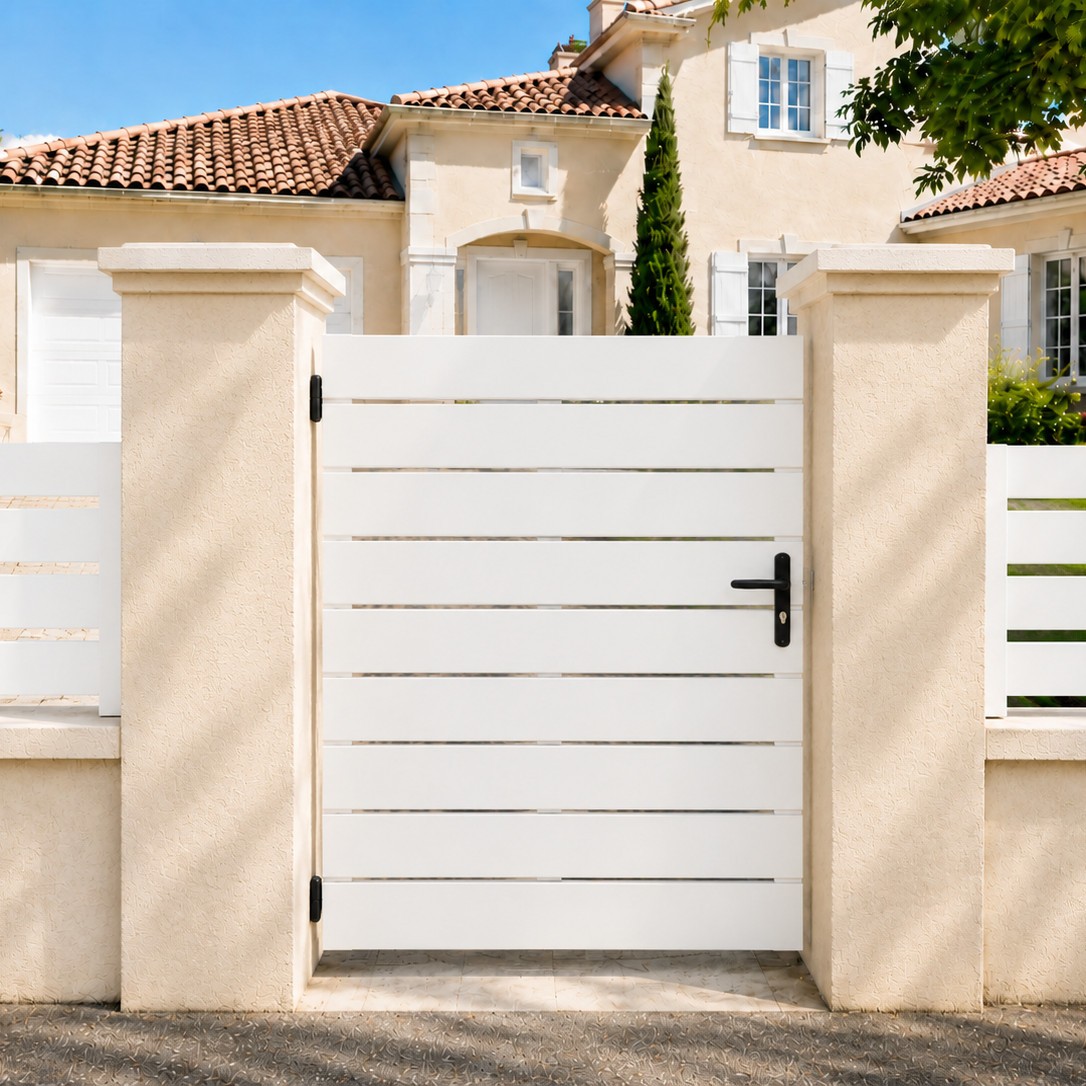 Portillon PVC standard LYON blanc 1000x1400 mm