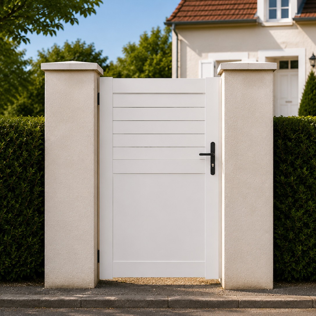 Portillon PVC standard ARRAS blanc 1000x1800 mm