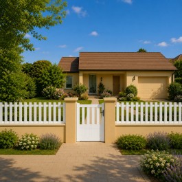 Portillon PVC sur mesure Etretat
