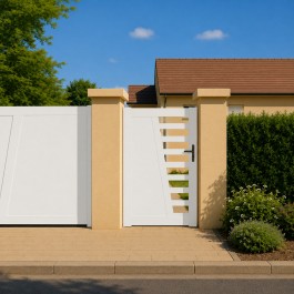 Portillon PVC sur mesure Cambrai