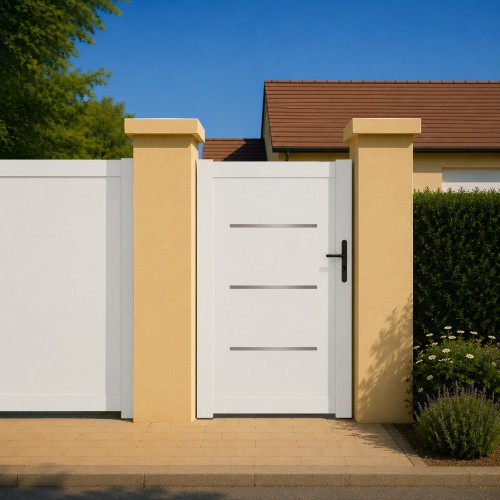 Portillon PVC sur mesure Briançon
