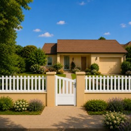 Portillon PVC sur mesure Brest