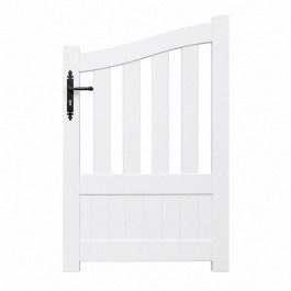 Portillon PVC sur mesure Brest (poignée à gauche)