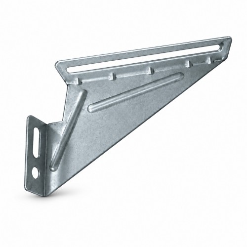Patte à gousset pour coulissant PVC Iso 140 mm