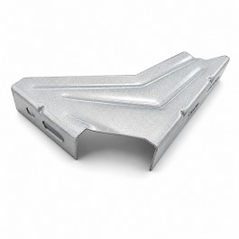 Patte à gousset pour coulissant PVC Iso 75 mm