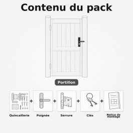 Contenu du pack portillon