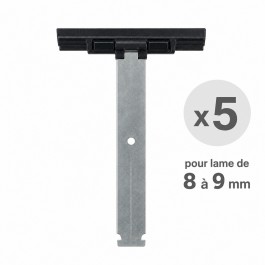 Lot de 5 attaches tablier pour lame de 8 à 9 mm pour axe ZF54