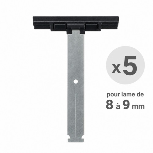 Lot de 5 attaches tablier pour lame de 8 à 9 mm pour axe ZF54