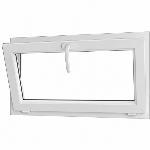 Fenêtre PVC abattant H 60 x L 90 cm avec poignée