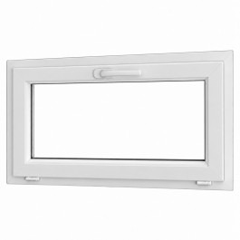 Fenêtre PVC abattant H 60 x L 100 cm avec poignée