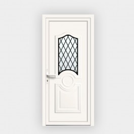 Porte d’entrée en PVC Celia 6 vitrée décor