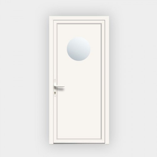 Porte d’entrée en PVC 76 vitrée