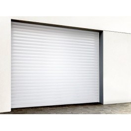Porte garage lame 55mm Blanc