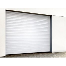 Porte de garage enroulable coffre extérieur aluminium