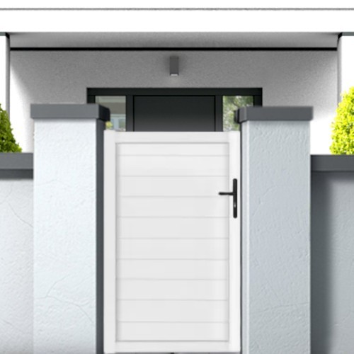 Portillon PVC standard ARLES blanc 1000x1400 mm