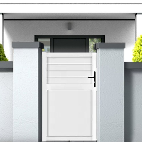 Portillon PVC standard ARRAS blanc 1000x1800 mm