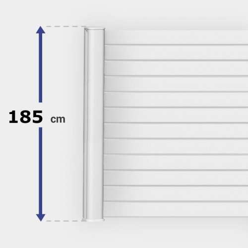 Module de clôture horizontale ajourée de H 185