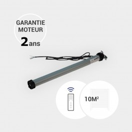 Moteur radio-commandé 20 Nm de volet roulant pour tablier de 10 m² maximum (axe Octogonal de 60 mm)