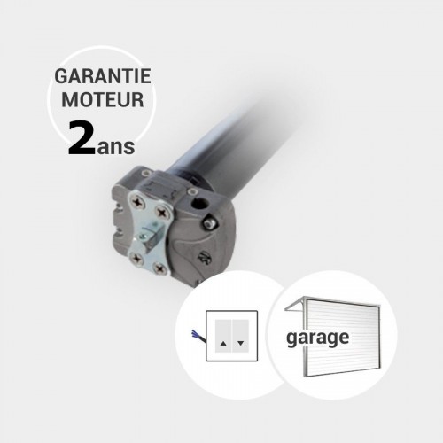 Moteur filaire 50 Nm (axe octogonal de 60 mm) pour porte de garage enroulable à manœuvre de secours