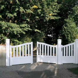 Portail battant PVC standard BREST blanc GALBÉ