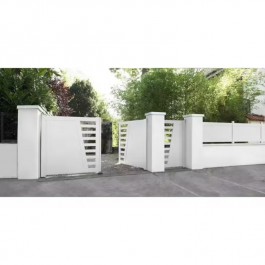 Portillon PVC standard CAMBRAI blanc 1000x1600 mm