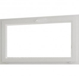 Fenêtre PVC abattant H 45 x L 40 cm avec poignée